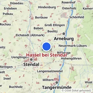 Kartenvorschau Hassel bei Stendal