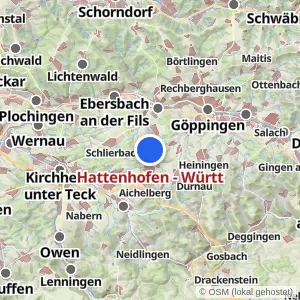 Kartenvorschau Hattenhofen - Württ