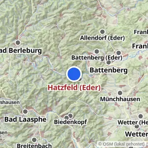 Kartenvorschau Hatzfeld (Eder)