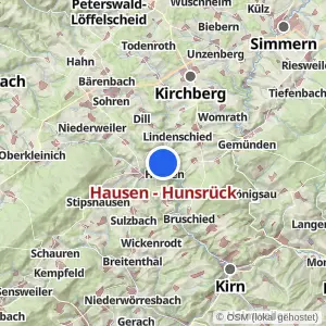 Kartenvorschau Hausen - Hunsrück