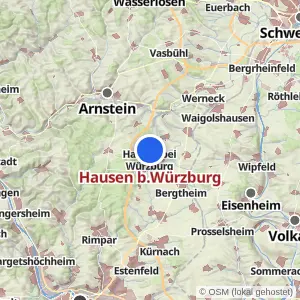Kartenvorschau Hausen b.Würzburg