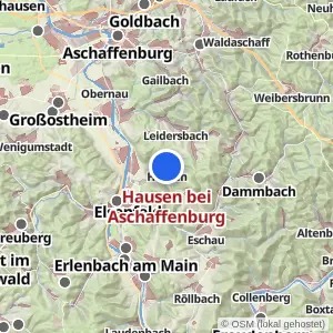 Kartenvorschau Hausen bei Aschaffenburg