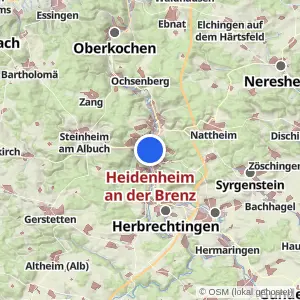 Kartenvorschau Heidenheim an der Brenz