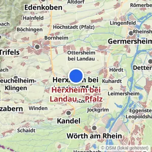Kartenvorschau Herxheim bei Landau -  Pfalz