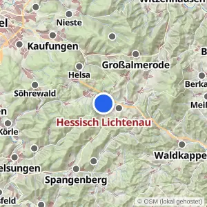 Kartenvorschau Hessisch Lichtenau