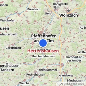 Kartenvorschau Hettenshausen