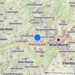 Kartenvorschau Hettstadt
