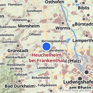 Kartenvorschau Heuchelheim bei Frankenthal