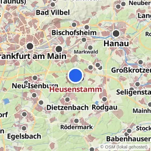 Kartenvorschau Heusenstamm