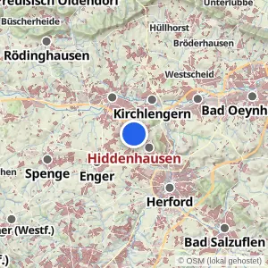 Kartenvorschau Hiddenhausen