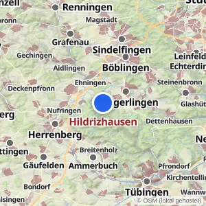 Kartenvorschau Hildrizhausen