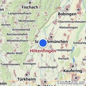 Kartenvorschau Hiltenfingen