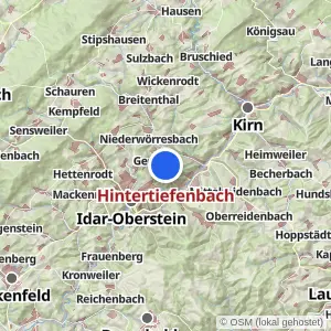 Kartenvorschau Hintertiefenbach