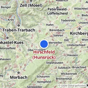 Kartenvorschau Hirschfeld (Hunsrück)
