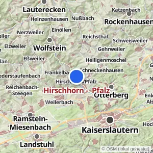 Kartenvorschau Hirschhorn -  Pfalz