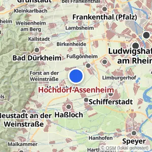 Kartenvorschau Hochdorf-Assenheim