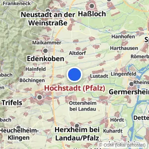 Kartenvorschau Hochstadt (Pfalz)