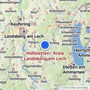 Kartenvorschau Hofstetten - Kreis Landsberg am Lech