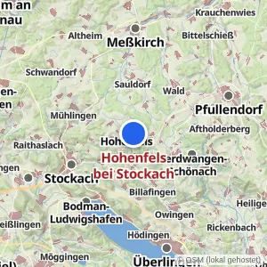 Kartenvorschau Hohenfels bei Stockach