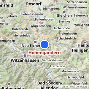 Kartenvorschau Hohengandern