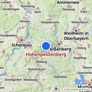 Kartenvorschau Hohenpeißenberg