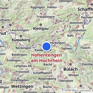 Kartenvorschau Hohentengen am Hochrhein