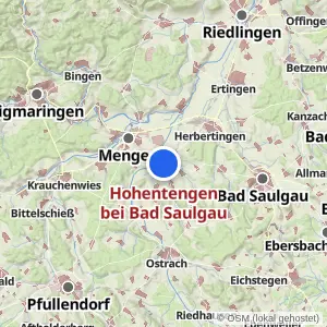 Kartenvorschau Hohentengen bei Bad Saulgau
