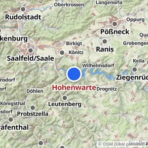 Kartenvorschau Hohenwarte