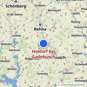 Kartenvorschau Holdorf bei Gadebusch