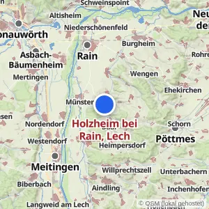 Kartenvorschau Holzheim bei Rain, Lech