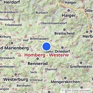 Kartenvorschau Homberg - Westerw