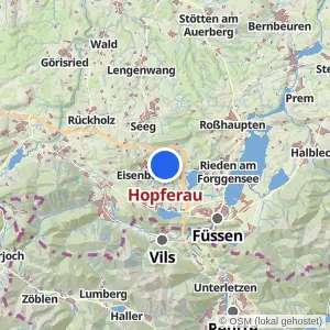 Kartenvorschau Hopferau