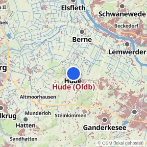 Kartenvorschau Hude (Oldb)