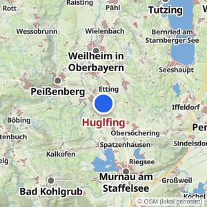 Kartenvorschau Huglfing
