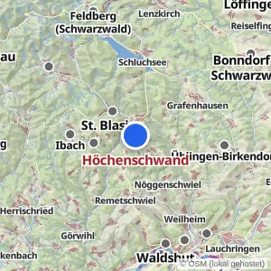 Kartenvorschau Höchenschwand