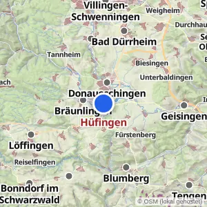 Kartenvorschau Hüfingen