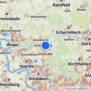 Kartenvorschau Hünxe