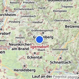 Kartenvorschau Igensdorf