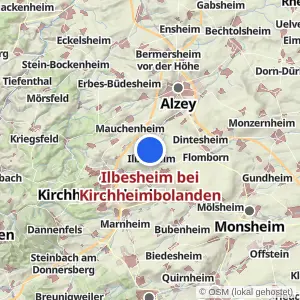 Kartenvorschau Ilbesheim bei Kirchheimbolanden