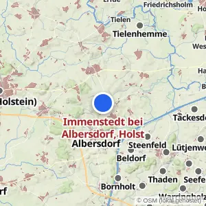 Kartenvorschau Immenstedt bei Albersdorf, Holst