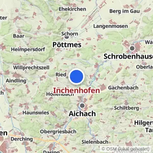 Kartenvorschau Inchenhofen