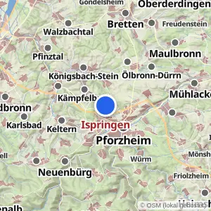 Kartenvorschau Ispringen