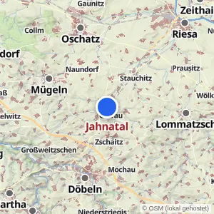 Kartenvorschau Jahnatal