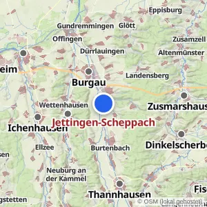 Kartenvorschau Jettingen-Scheppach