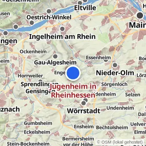 Kartenvorschau Jugenheim in Rheinhessen