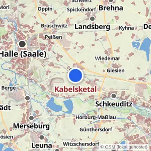 Kartenvorschau Kabelsketal