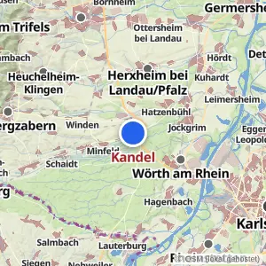 Kartenvorschau Kandel