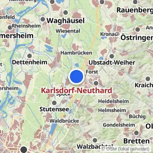 Kartenvorschau Karlsdorf-Neuthard