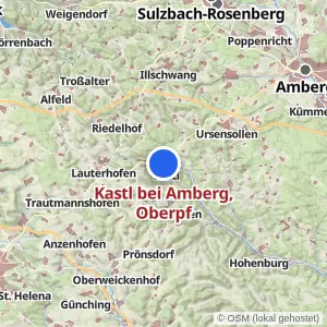 Kartenvorschau Kastl bei Amberg, Oberpf