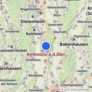 Kartenvorschau Kellmünz a.d.Iller
